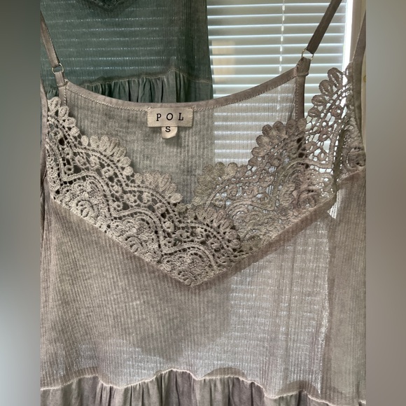 POL Gray Multiple use top: Dress, Tunic, Camisoles NWOT - Picture 15 of 16